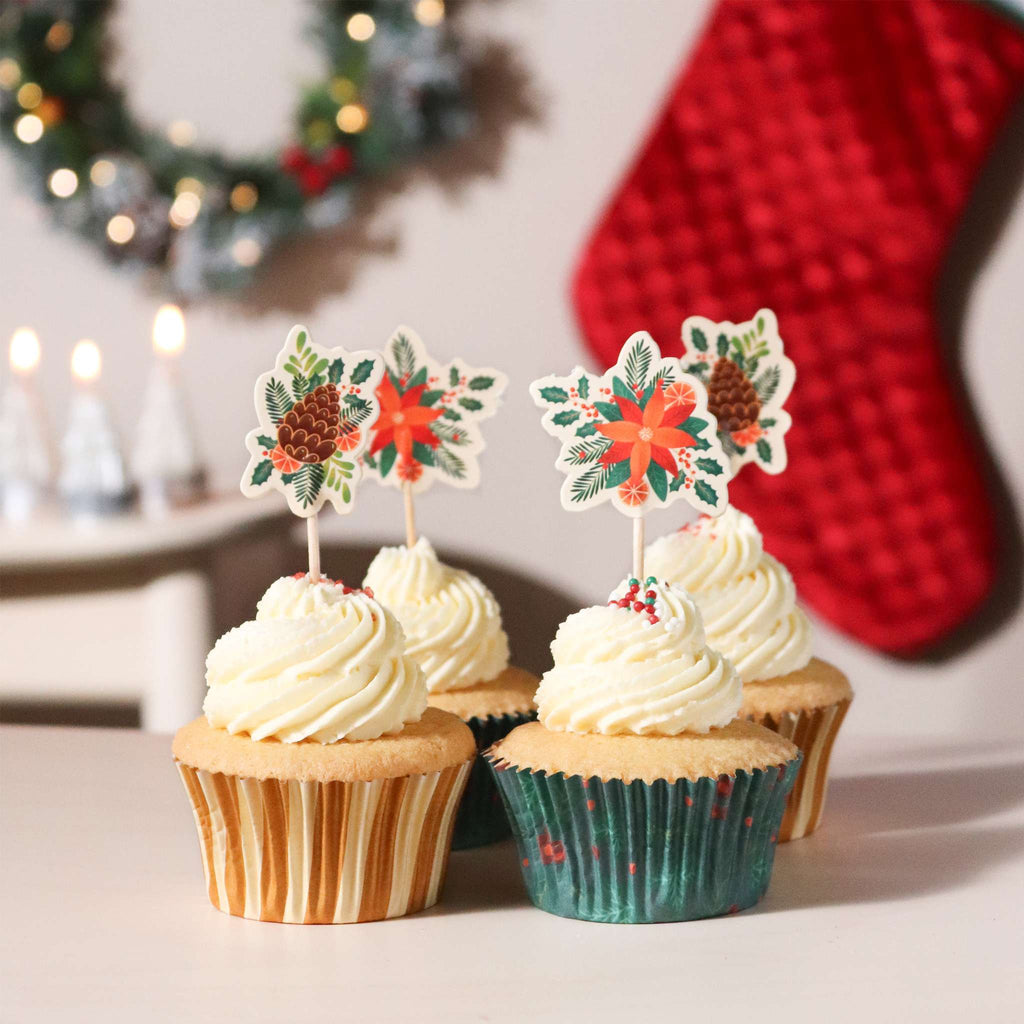 Winter Berries Cupcake Set Of 24