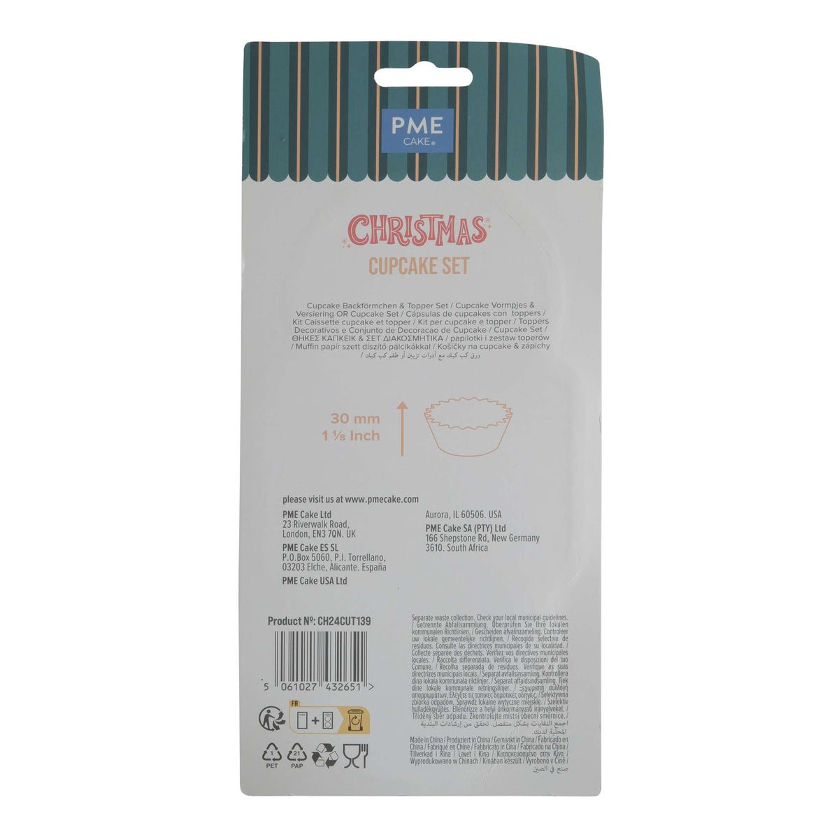 Winter Berries Cupcake Set Of 24
