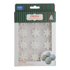 Kerst Eetbare Suikerdecoraties - Laat het Sneeuwen (12 stuks)