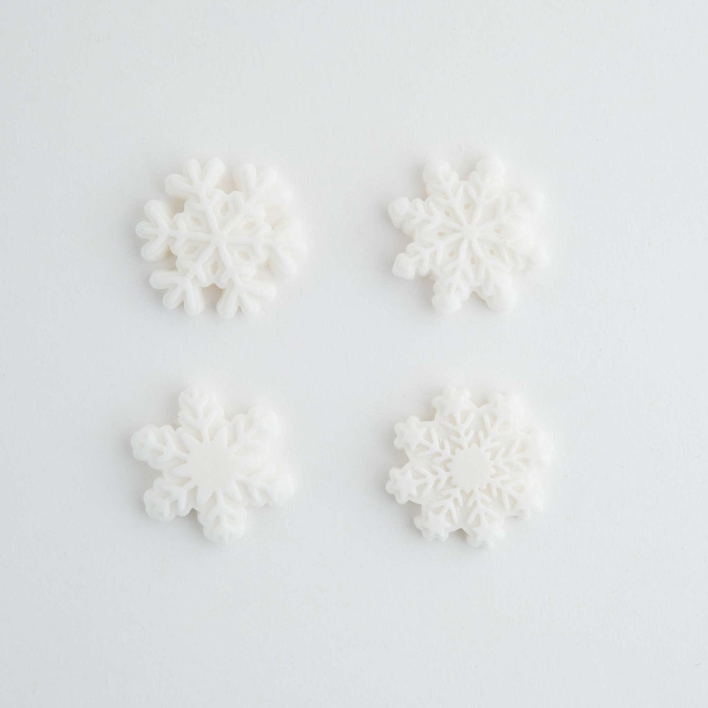 Kerst Eetbare Suikerdecoraties - Laat het Sneeuwen (12 stuks)