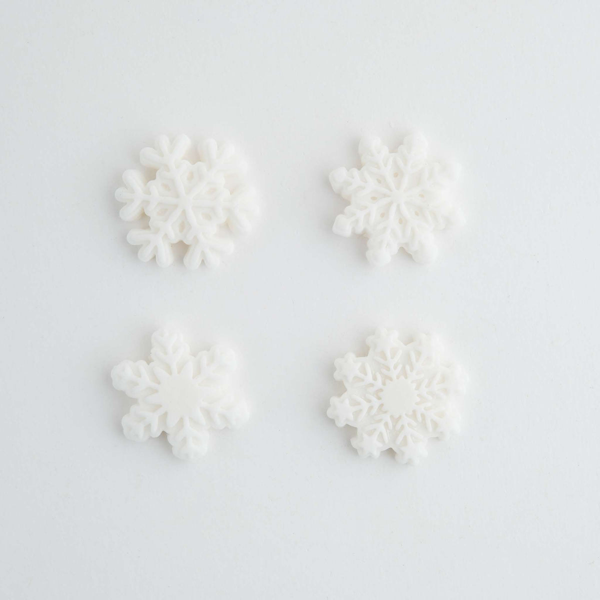 Navidad Decoraciones de Azúcar Comestibles - Que Caiga Nieve (12 piezas)