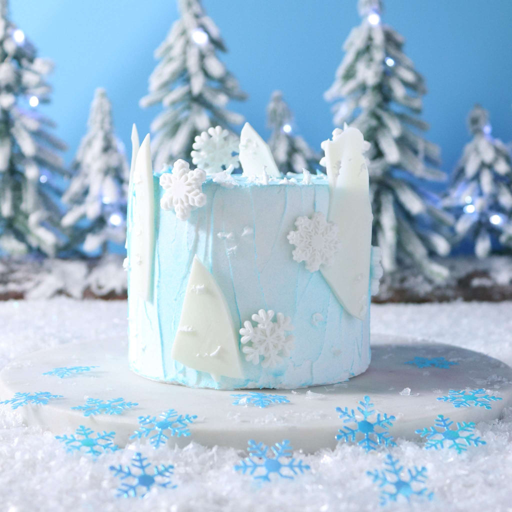 Kerst Eetbare Suikerdecoraties - Laat het Sneeuwen (12 stuks)
