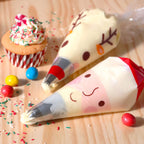 Christmas Fun Disposable Piping Bags Pk/12 (30cm / 12in)