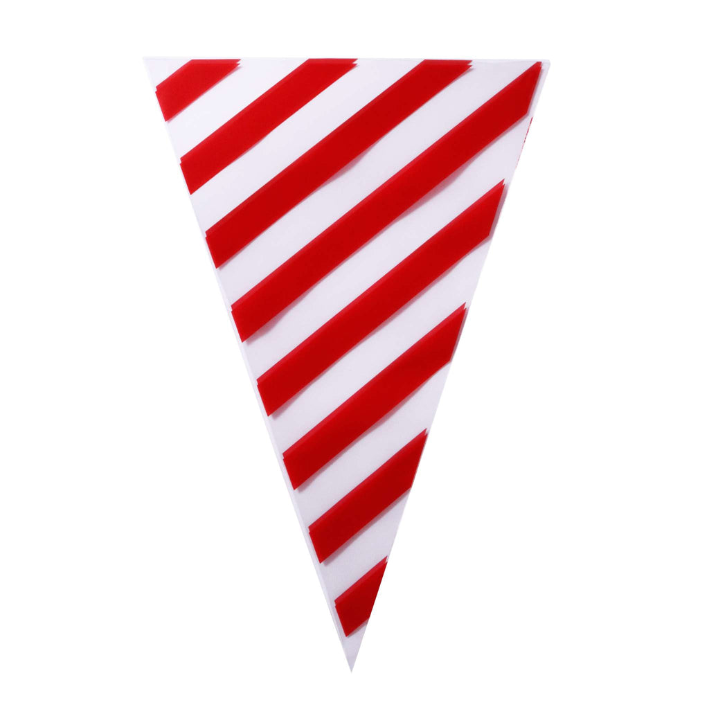 12 Kerst Wegwerpspuitzakken - Candy Cane