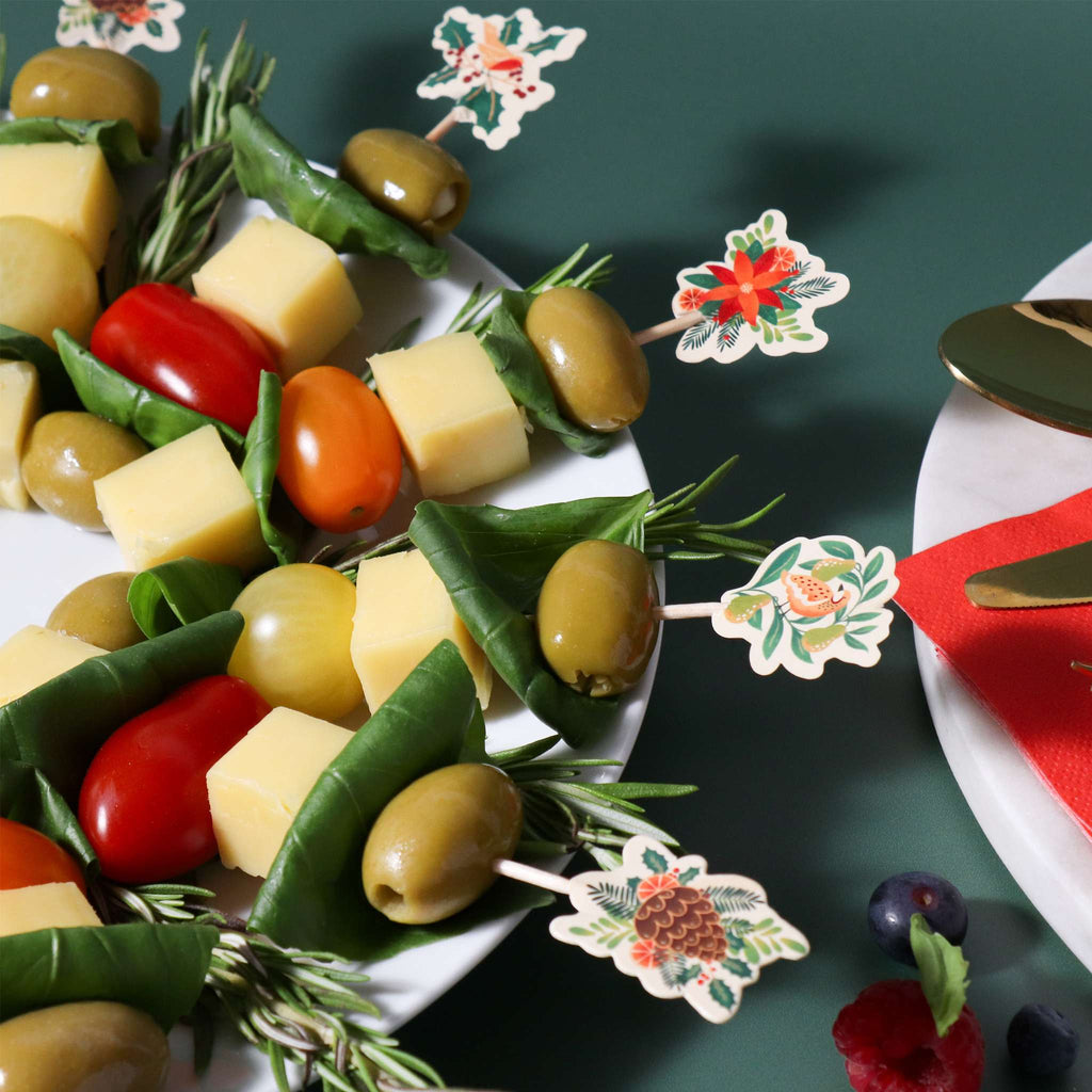 Festive Foliage Treat Picks Pk/24