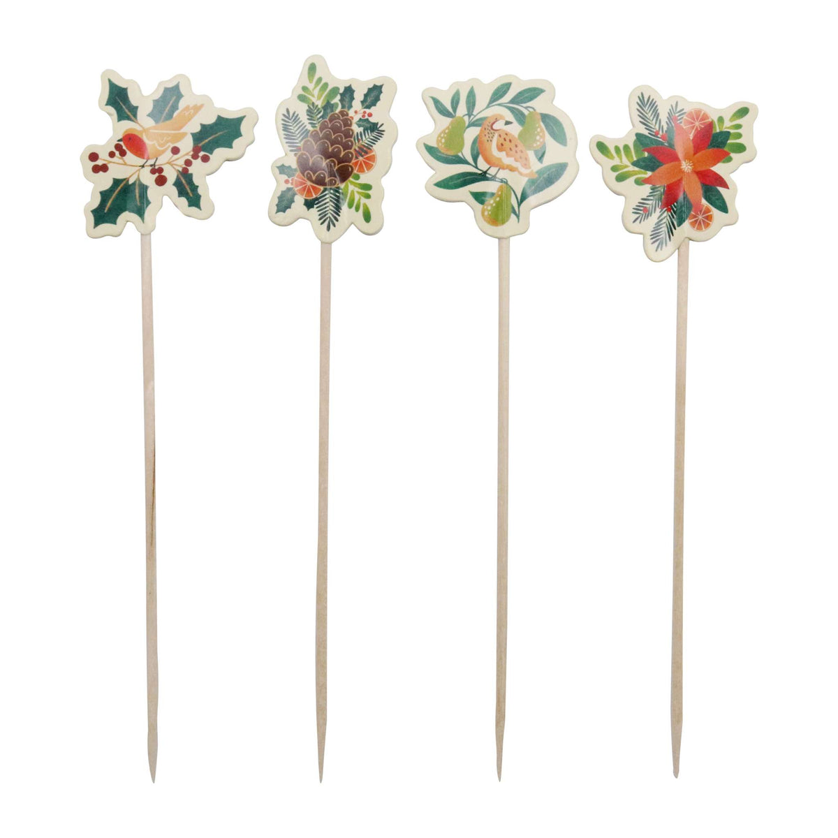 Festive Foliage Treat Picks Pk/24