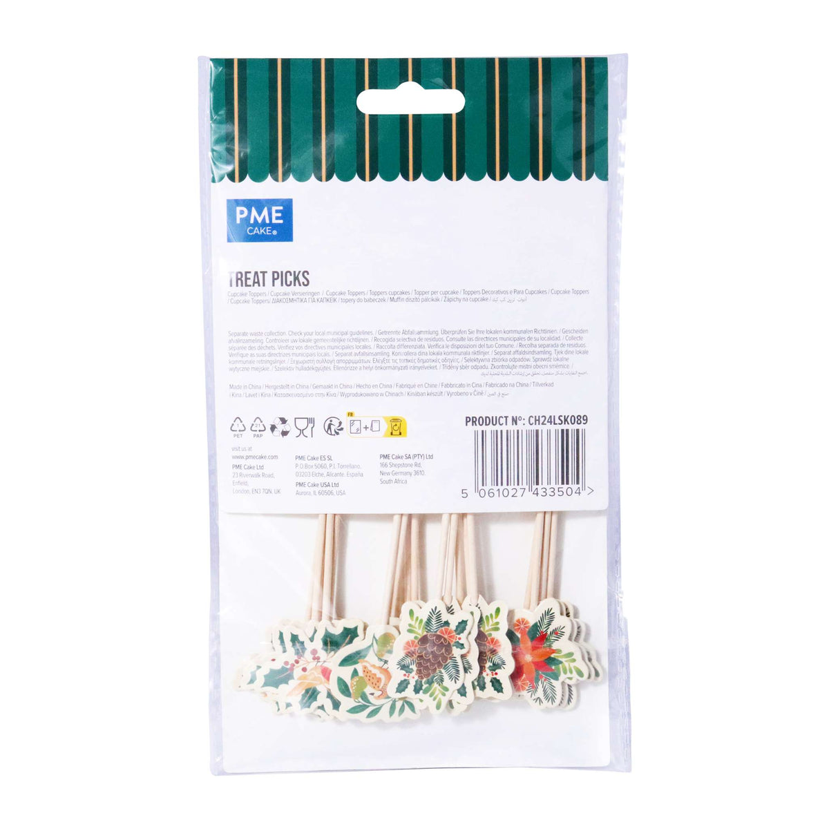 Festive Foliage Treat Picks Pk/24