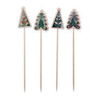 Pics à Snacks de Noël - Arbres de Noël (24 pièces)