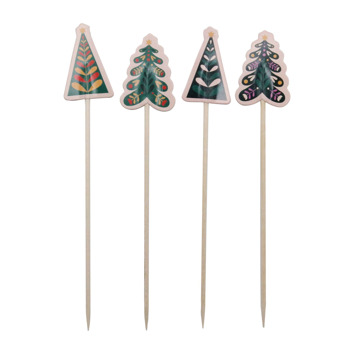 Christmas Trees Treat Picks Pk/24