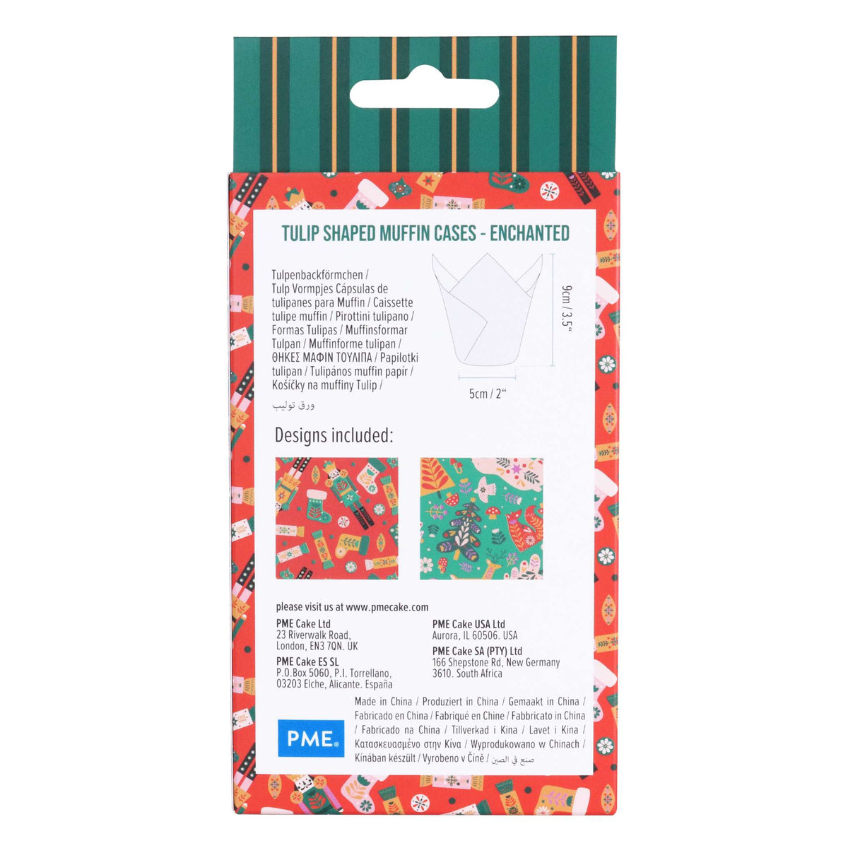 Enchanted Tulip Shaped Muffin Cases Pk/24