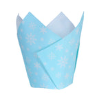 Frosty Tulip Shaped Muffin Cases Pk/24