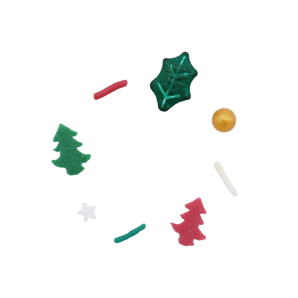 Kerst "Out of the Box" Mix van Strooisels - Vrolijke Feestdagen (60g)