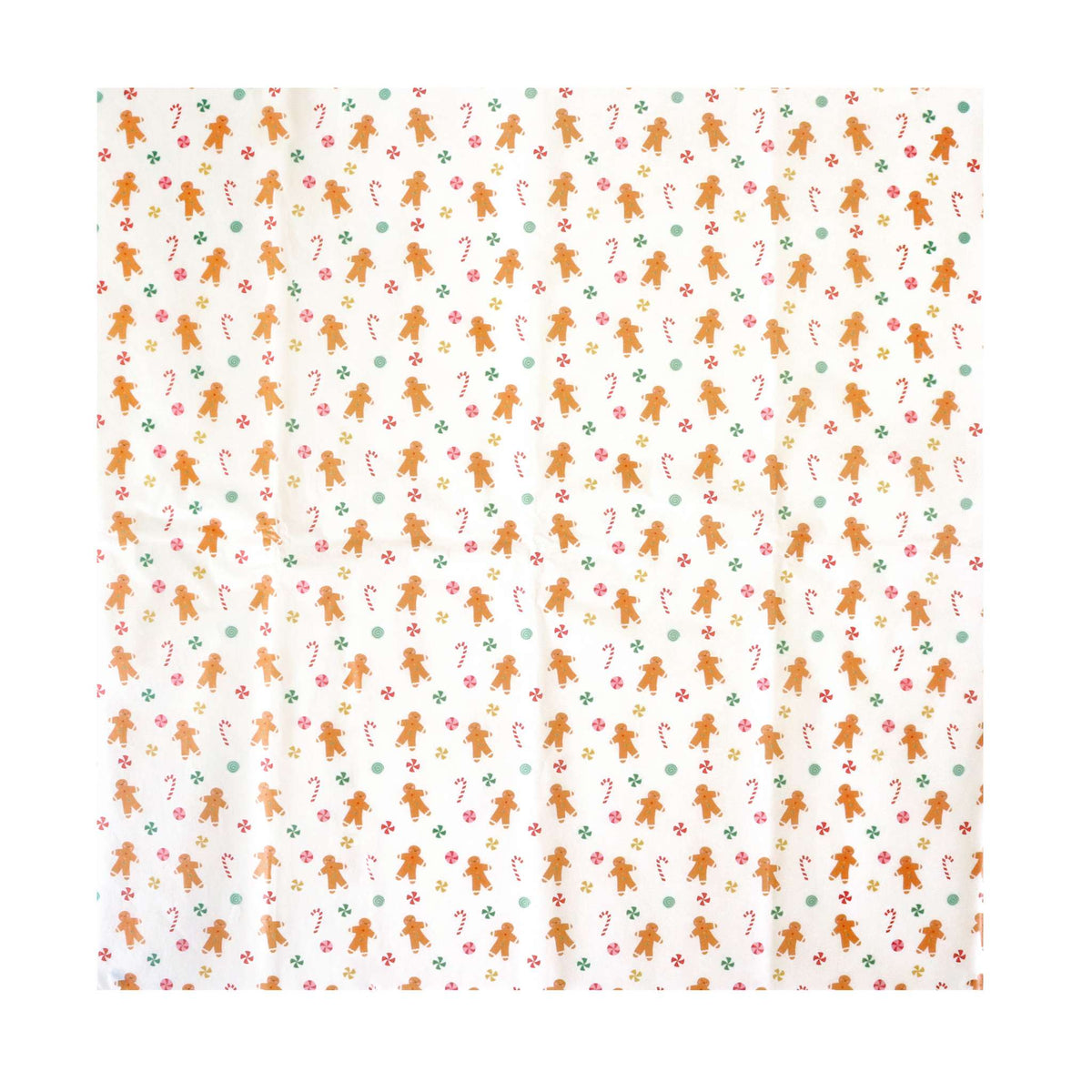 Gingerbread Greaseproof Wrapping Pk/12