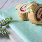 12 Bögen Backpapier für Weihnachtsleckereien & Geschenke - Schneeflocken