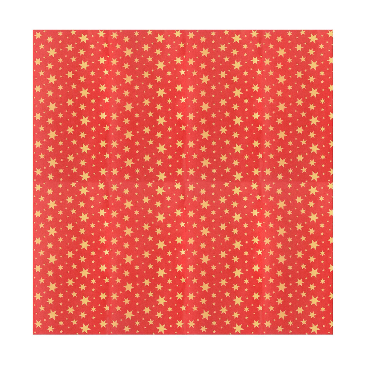 Golden Stars Greaseproof Wrapping Paper Pk/12