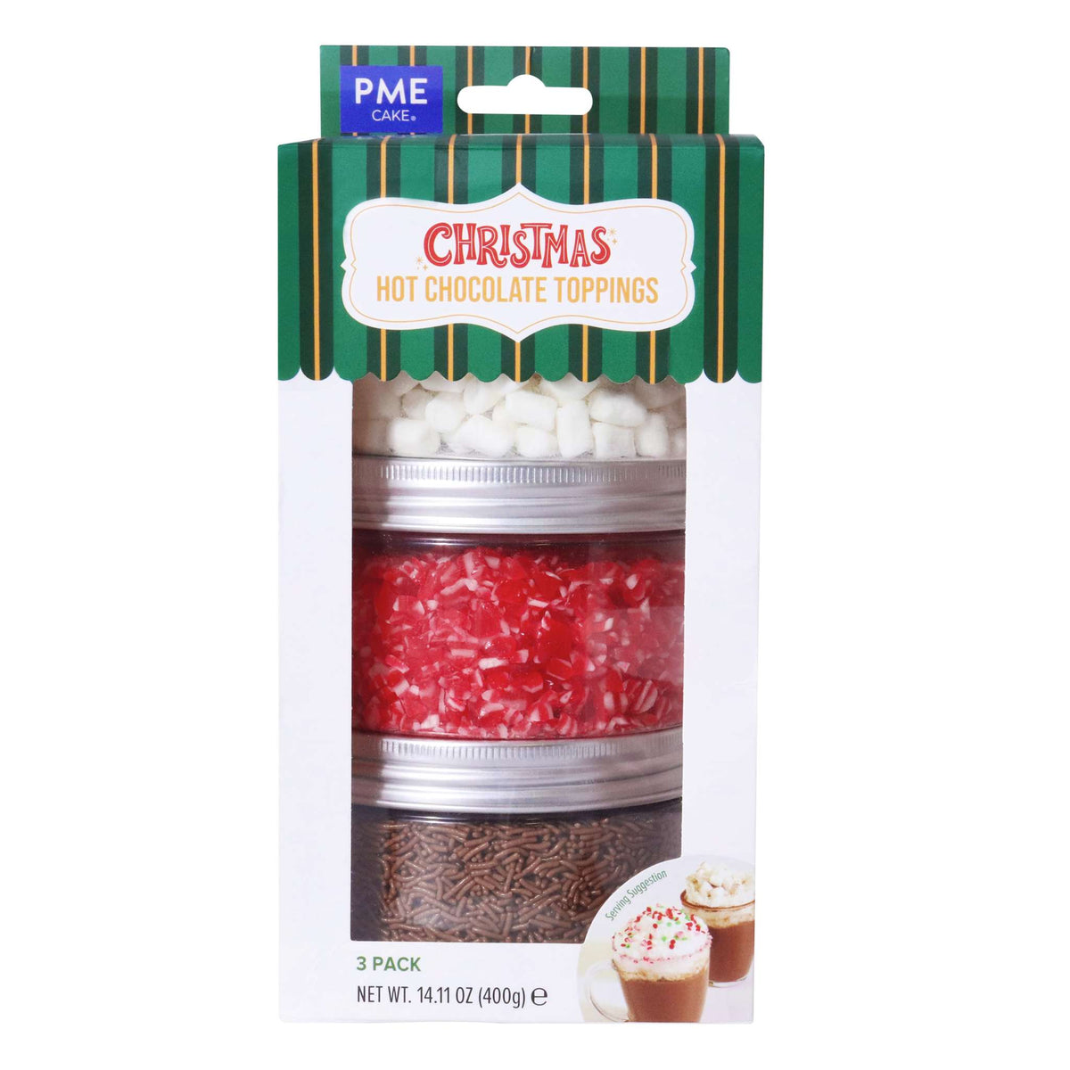 Toppings For Hot Chocolate Pk/3   (400g / 14.11oz)