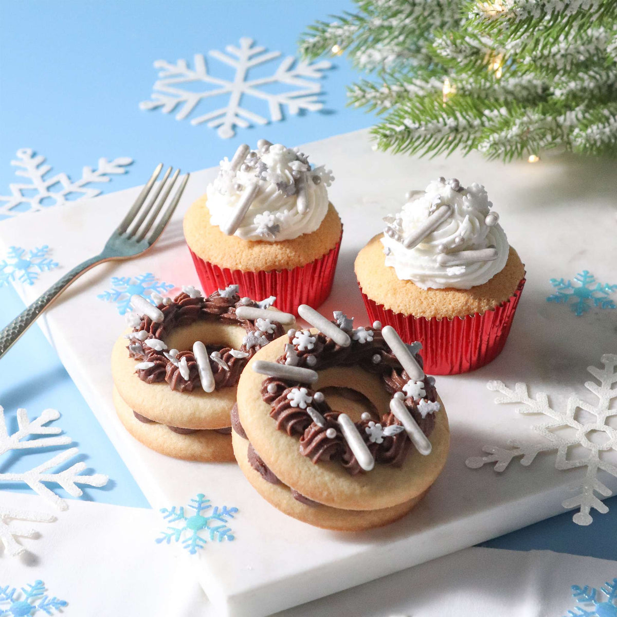 Silver Shining Stars Sprinkle Mix  (120g)