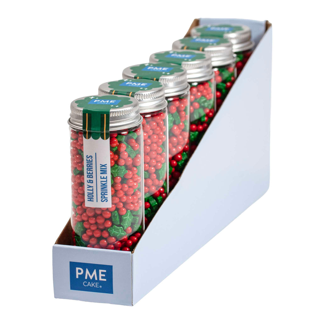 Holly & Berries Sprinkle Mix (80g)