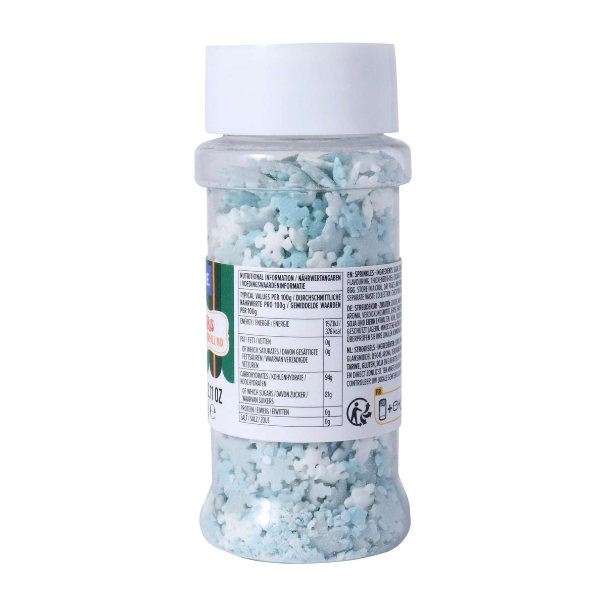 Weihnachts-Streusel - Schneefall-Mix (60g)