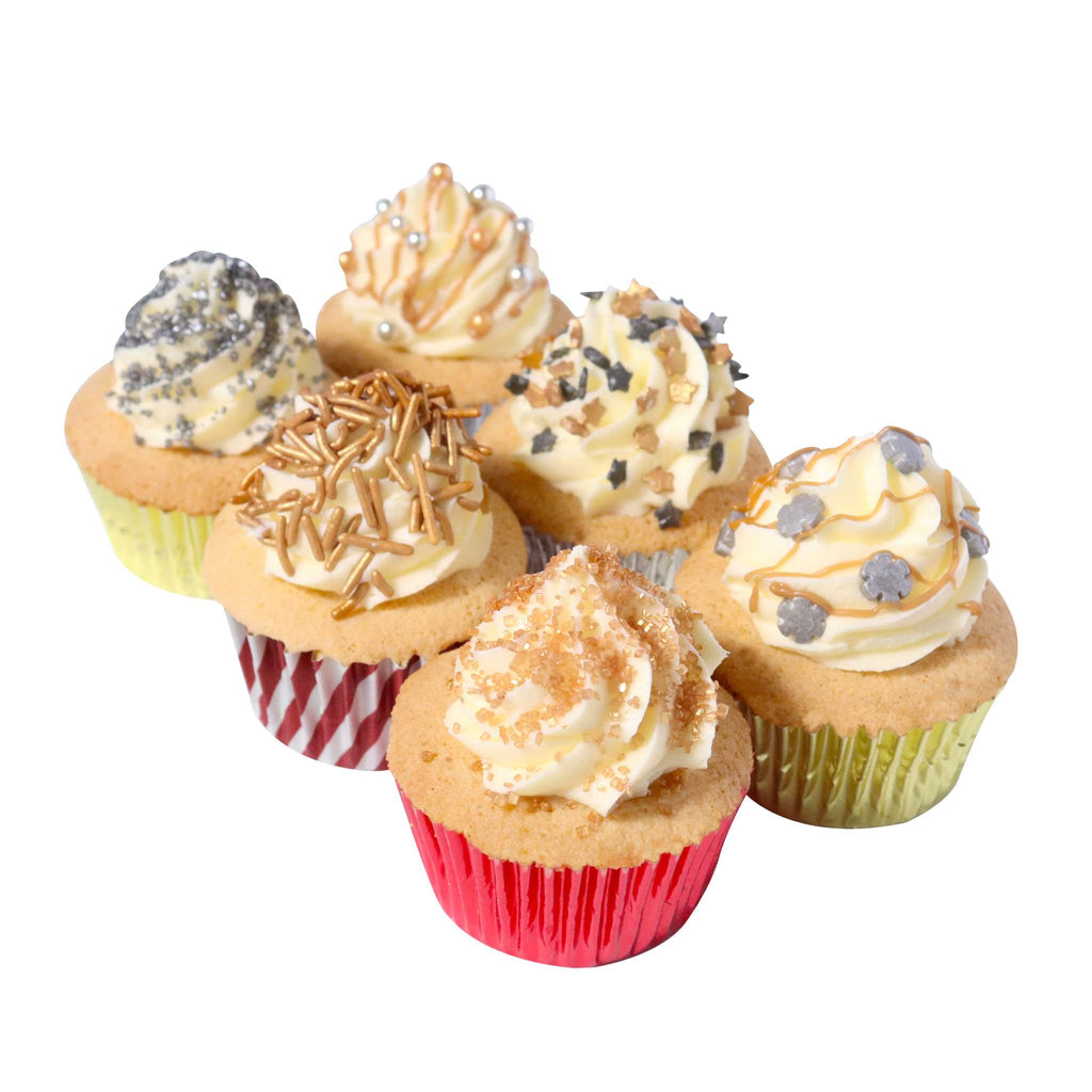 Mezcla 6-en-1 de Sprinkles Navideños - Brillo Festivo (196g)