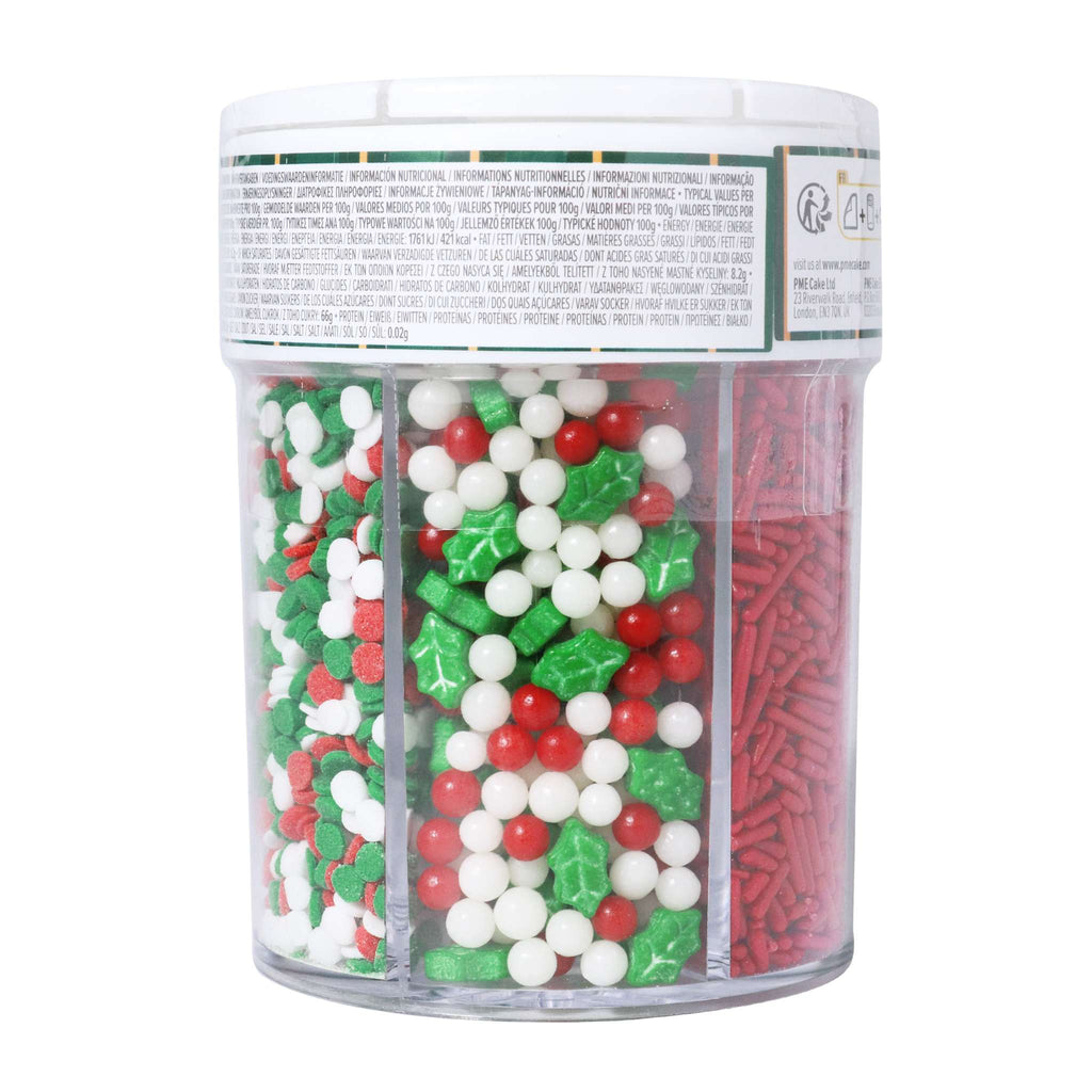 Deck The Halls 6 Cell Sprinkle Set  (158g / 5.57oz)
