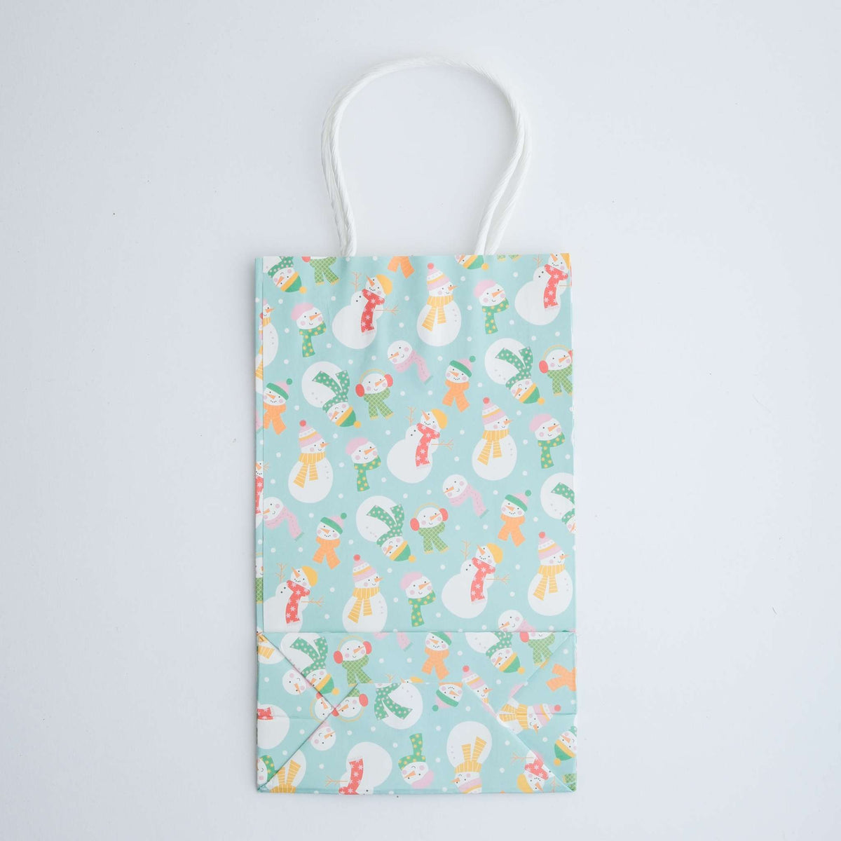4 Sacs à friandises en papier pour Noël - Bonhommes de neige