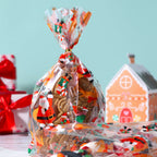 20 Sacs à friandises en plastique pour Noël - Atelier du Père Noël