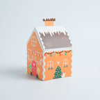4 Boîtes à Favors de Noël - Maison en Pain d'Épices