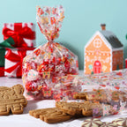20 Kerst Plastic Feestzakjes - Betoverd