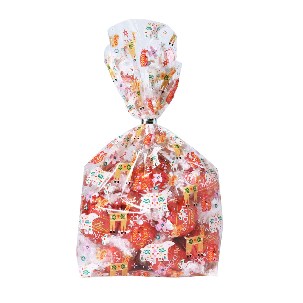 20 Kerst Plastic Feestzakjes - Betoverd