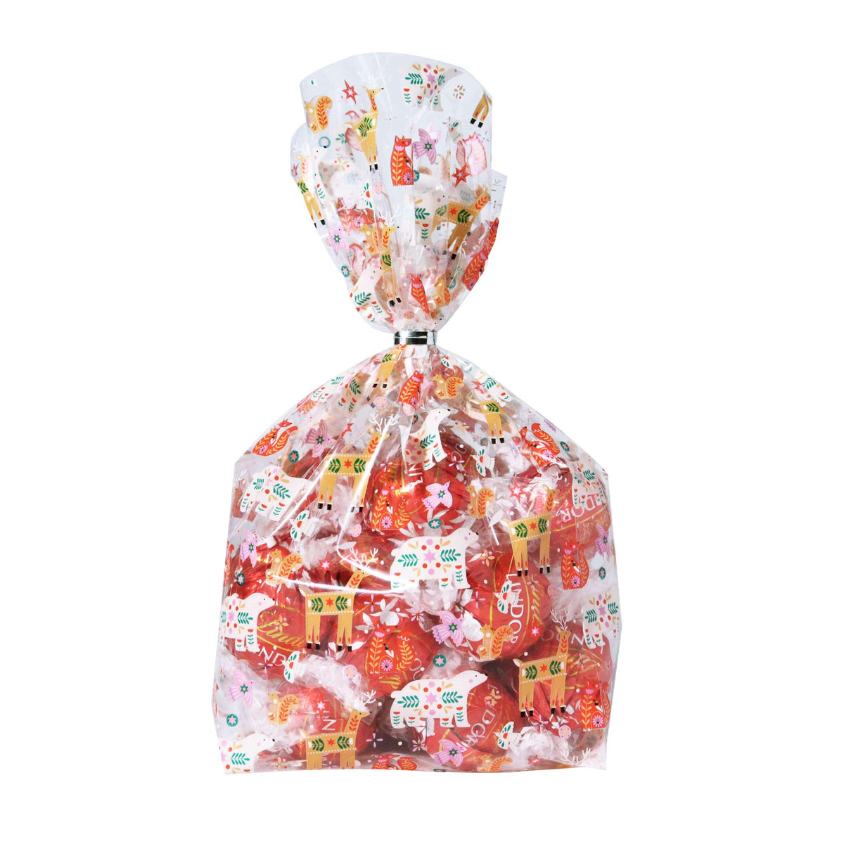 20 Kerst Plastic Feestzakjes - Betoverd