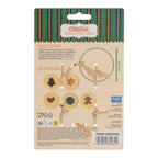 Navideño Cortadores de Galletas - Juego Linzer de 6