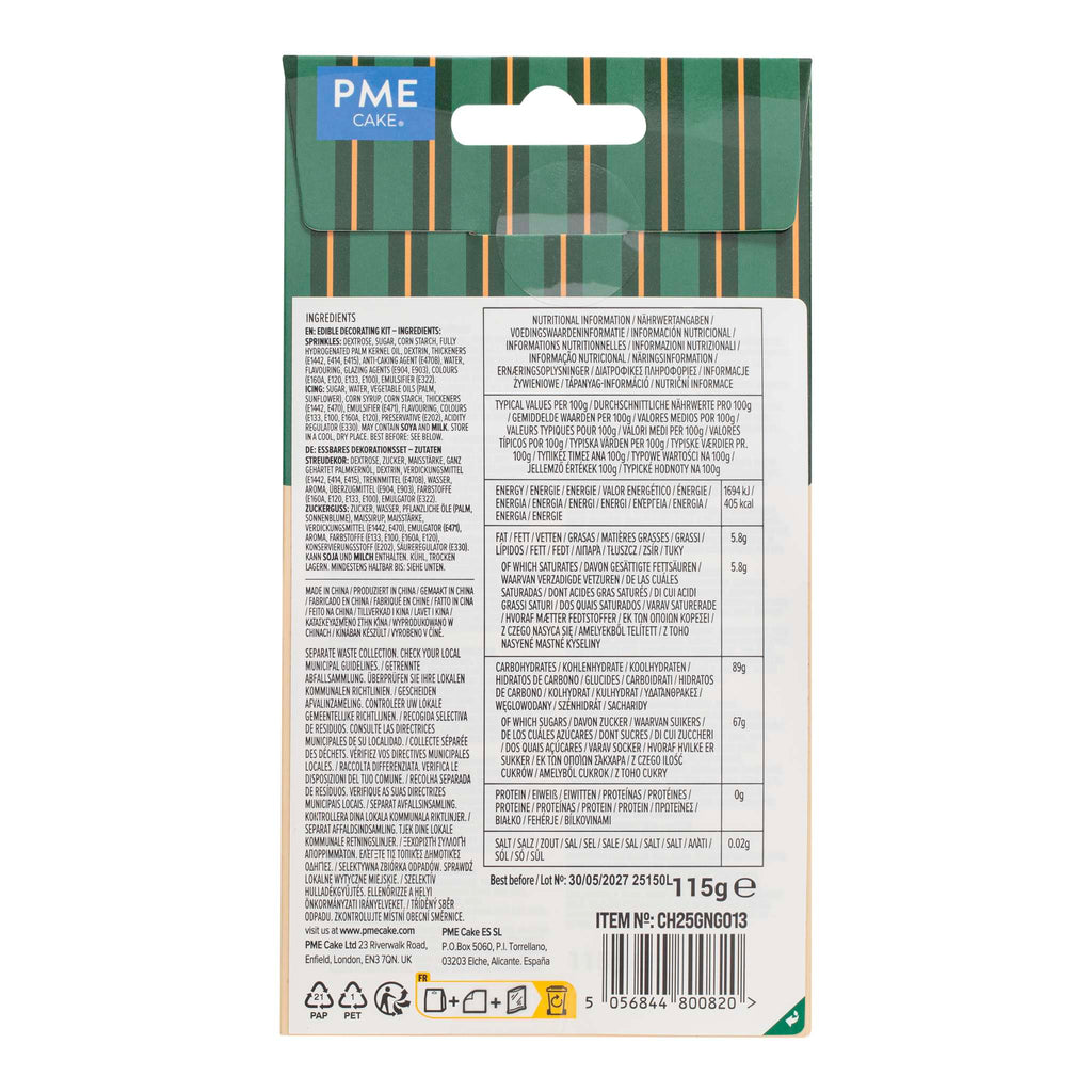 Peperkoekhuis Decoratieset (115g / 4,05oz)