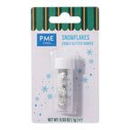 Paillettes Comestibles en Formes - Flocons de Neige (1g / 0,03oz)