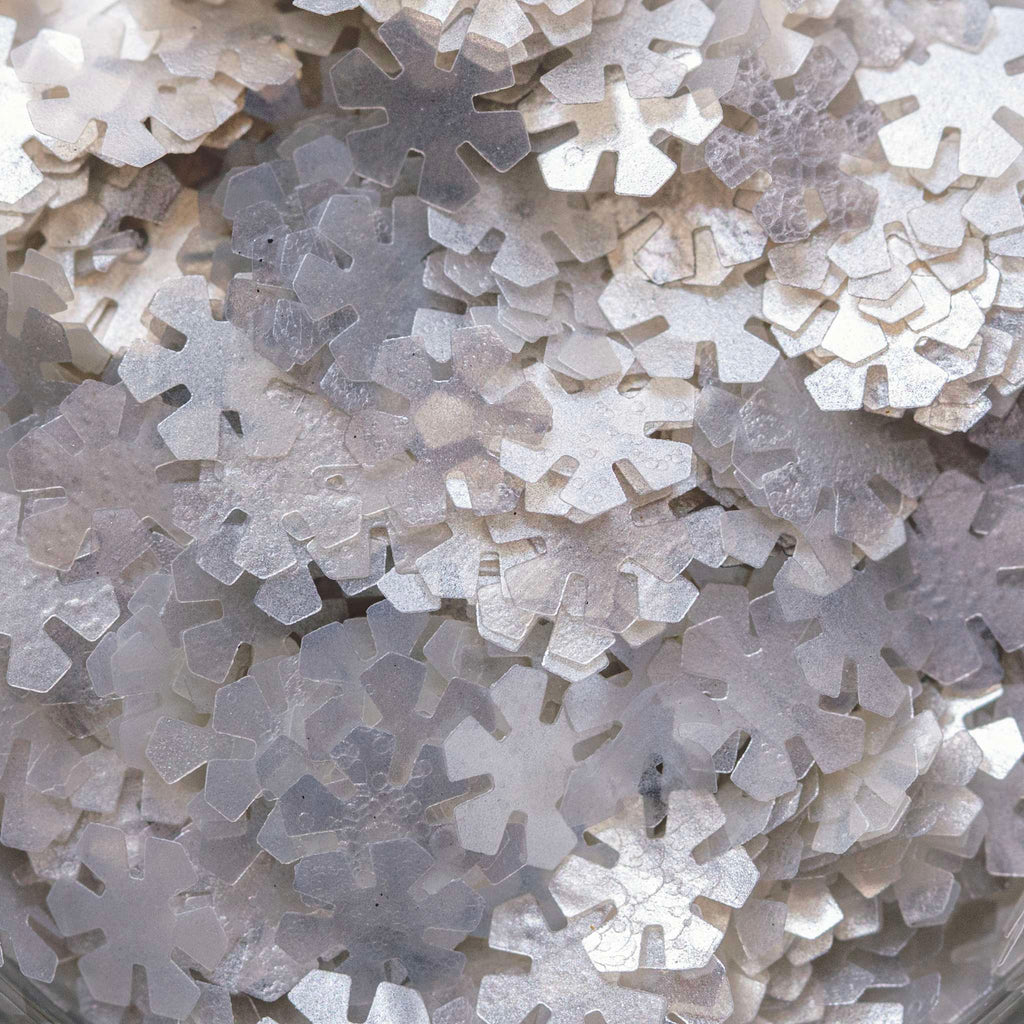 Paillettes Comestibles en Formes - Flocons de Neige (1g / 0,03oz)