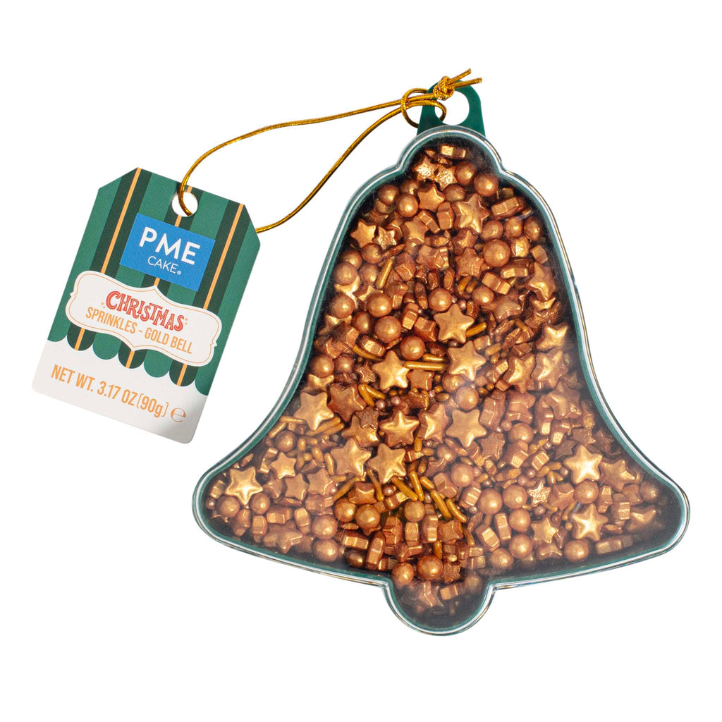 Sprinkles Navideños de Fantasía - Campana Dorada (90g / 3.17oz)