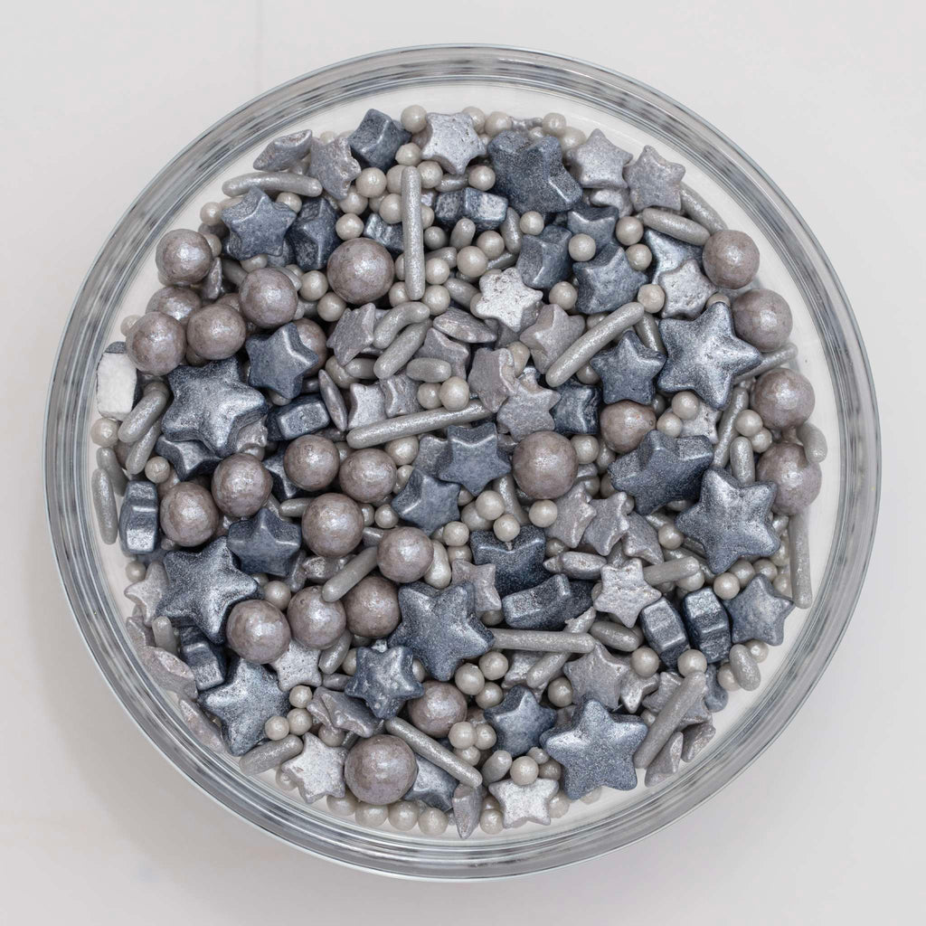 Silver Snowflake Sprinkle Mix (2.68oz / 76g)