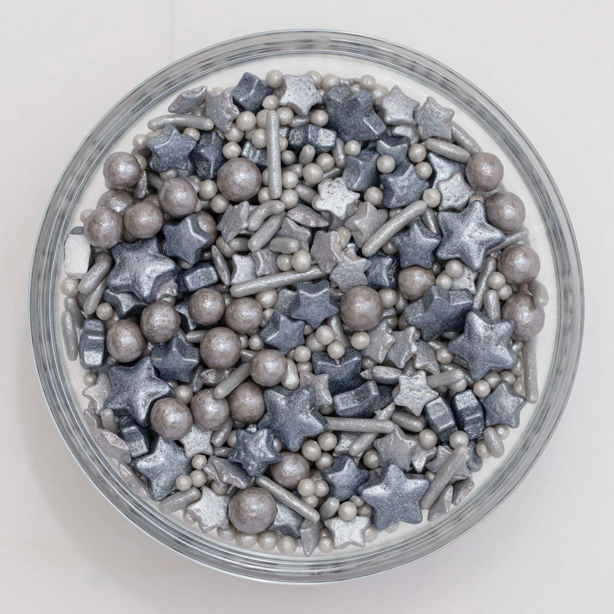 Silver Snowflake Sprinkle Mix (2.68oz / 76g)