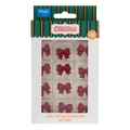 Red Bows Edible Cupcake Decorations Pk/15 (10.89g)