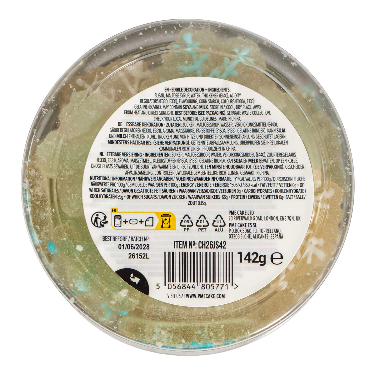 Snowflakes Jelly Sweets (142g / 5oz)