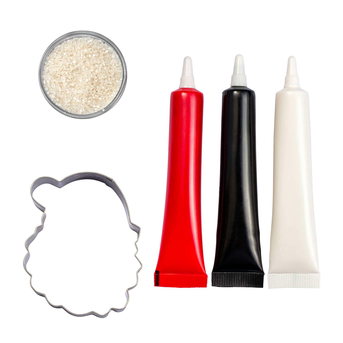 Santa Biscuit Decorating Kit Pk/5 (116.7g)