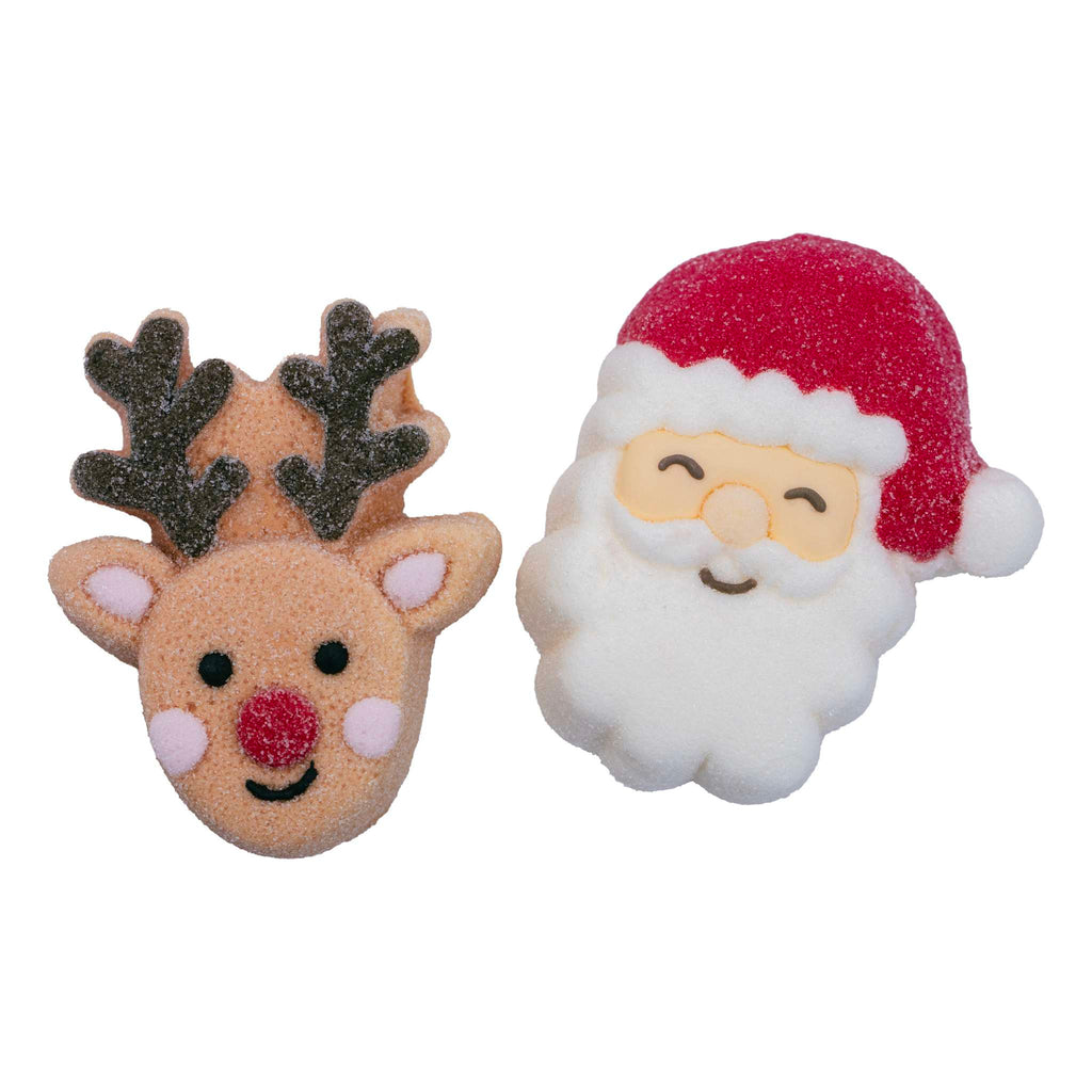 Marshmallow Treats - Weihnachtsmann & Rudolph Pk/12 (180g / 6.34oz)