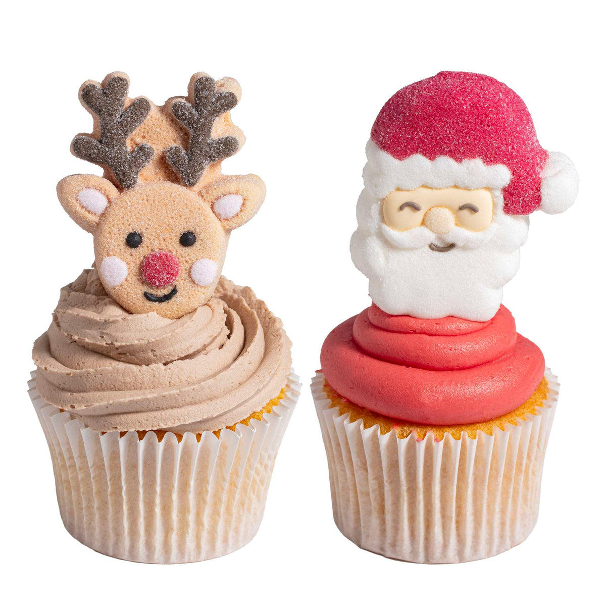 Marshmallow Treats - Weihnachtsmann & Rudolph Pk/12 (180g / 6.34oz)