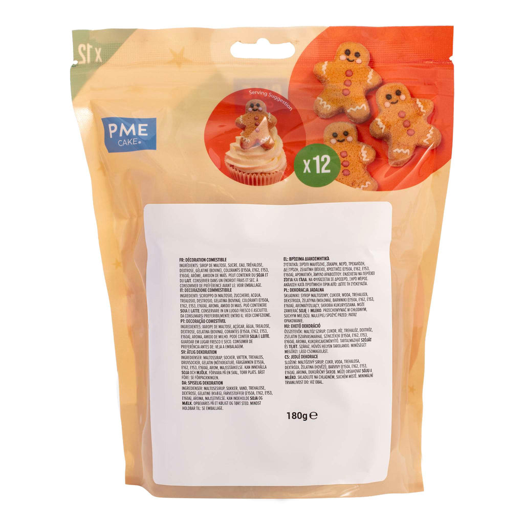 Marshmallow Treats - Lebkuchenmann Pk/12 (180g / 6.34oz)