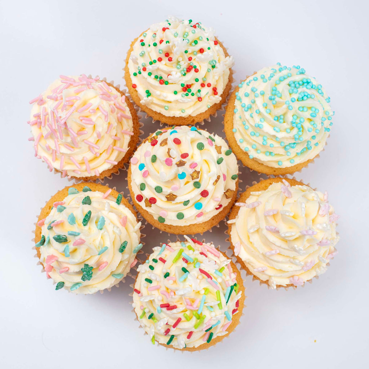 Pastel Assorted Sprinkles Pk/7 (52g)