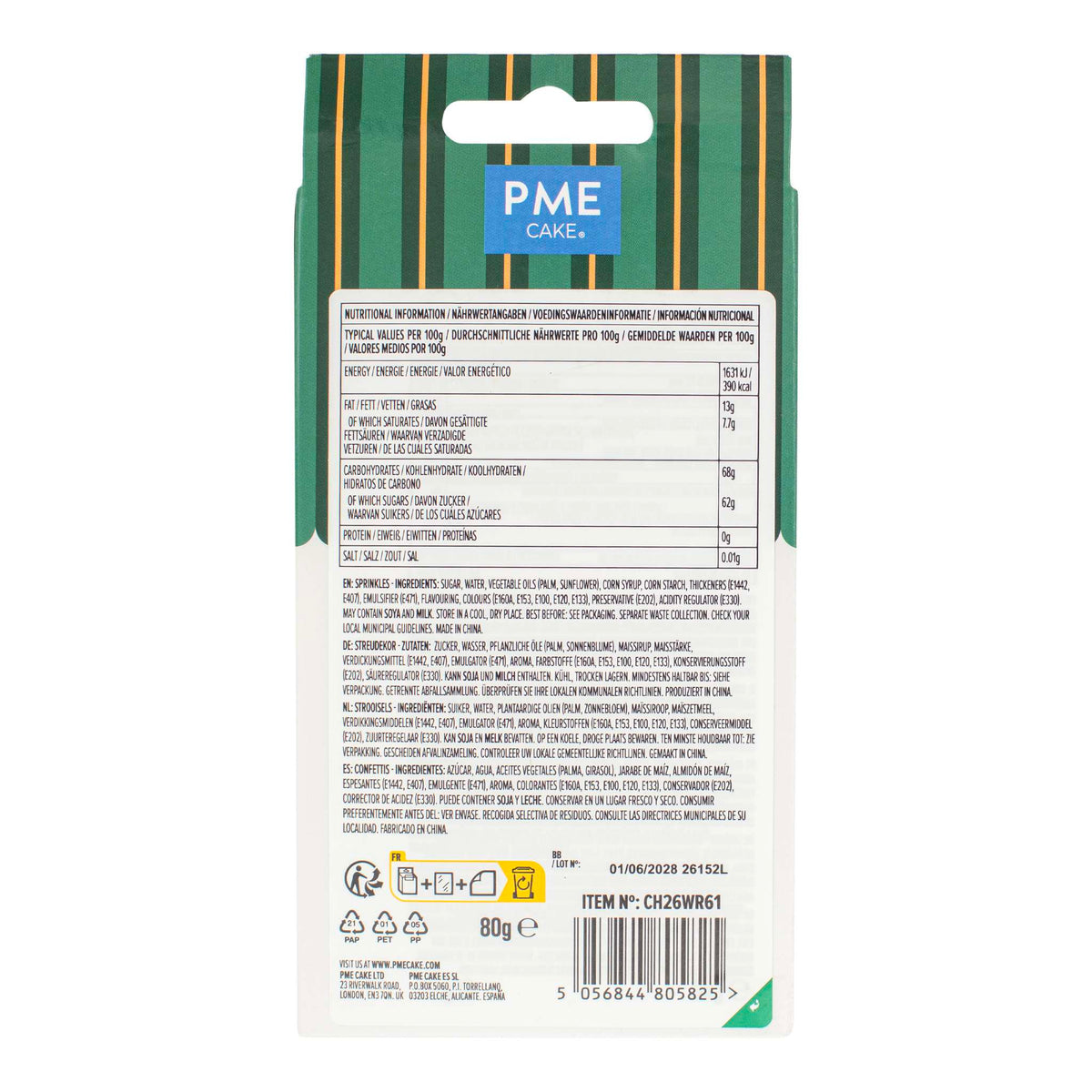 Christmas Writing Icing Pk/4 (80g)