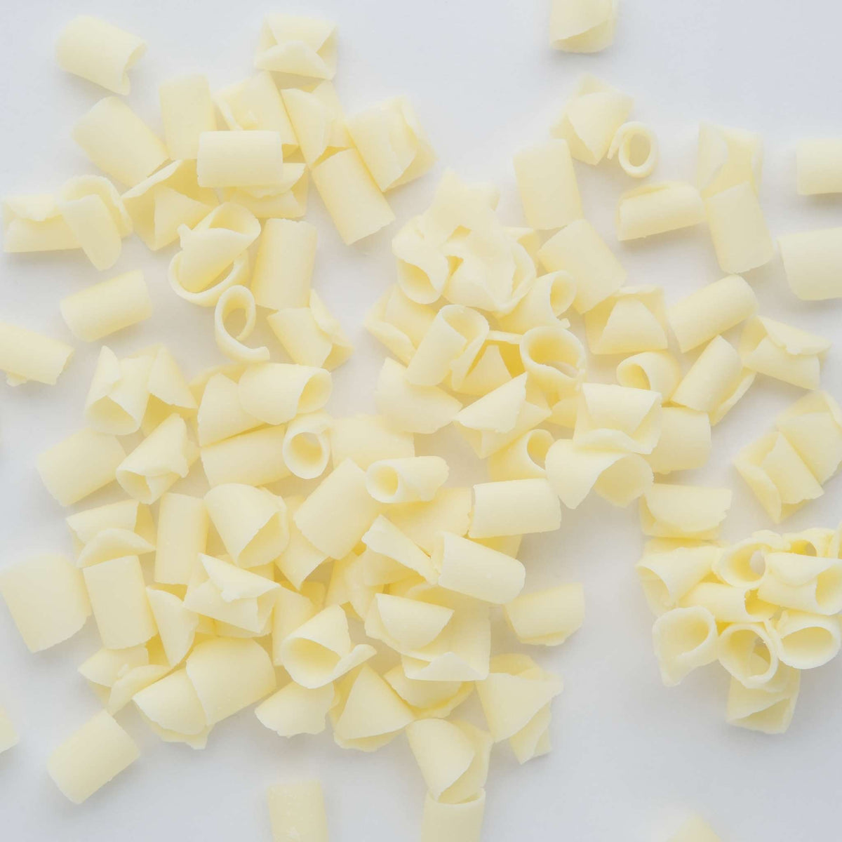 White Chocolate Curls (85g / 3oz)