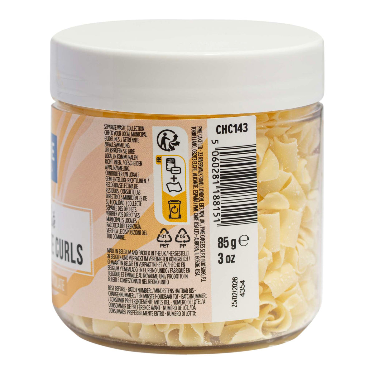 Schokoladenlocken - Weiße (85g)