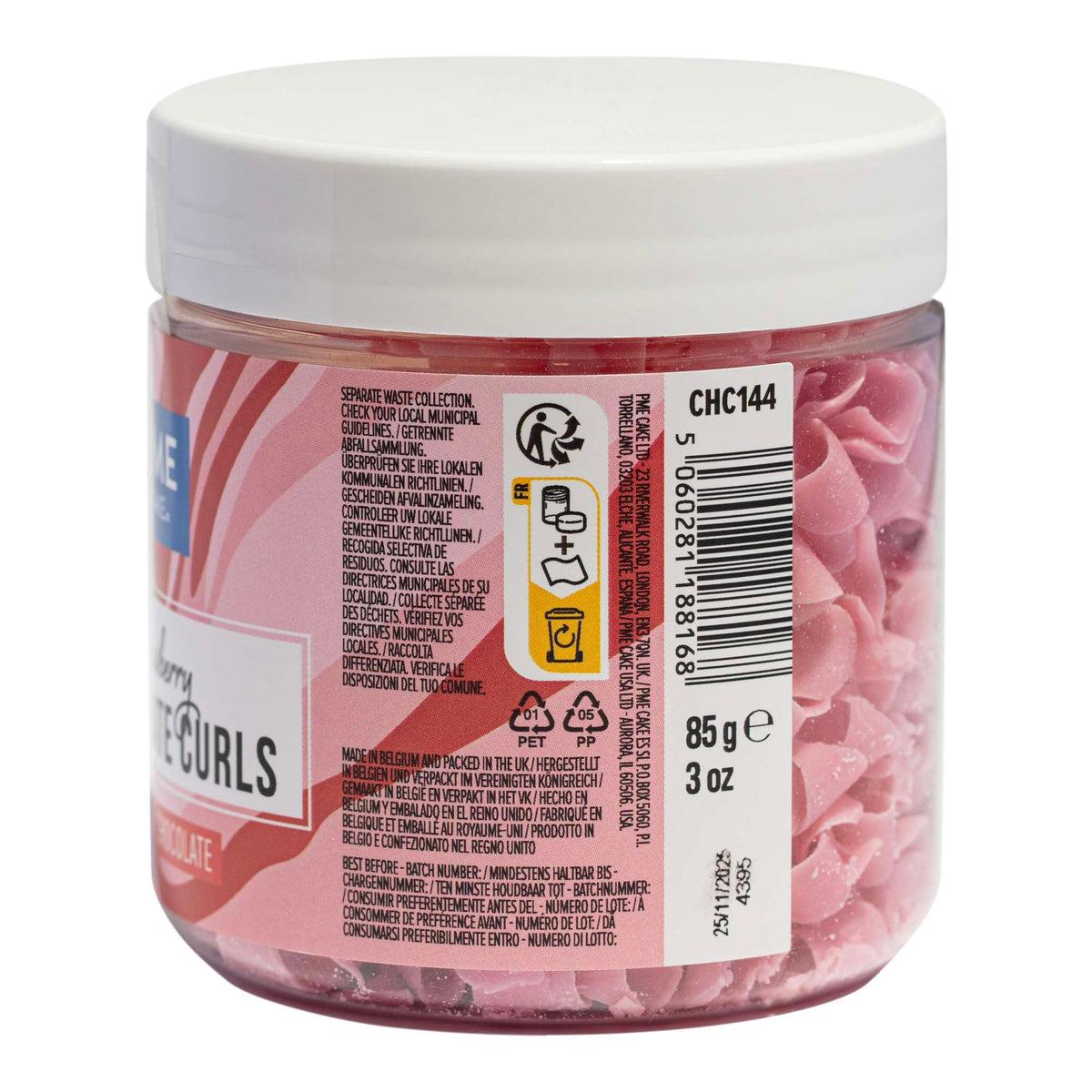 Chocoladekrullen - Aardbei (85g)