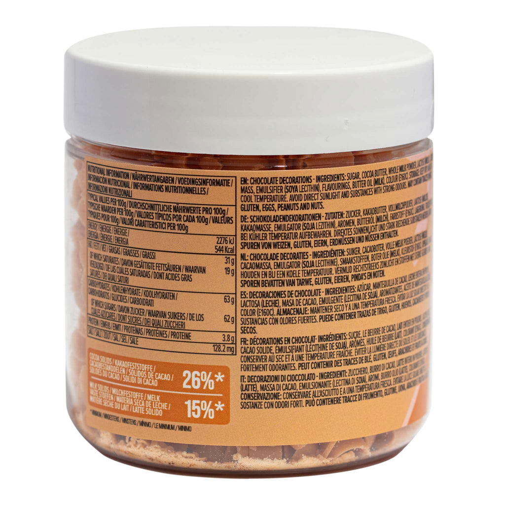 Caramel Chocolate Curls (85g / 3oz)